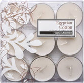 Rosemoores Egyptian Cotton Scented Tea Light (Pack of 9)